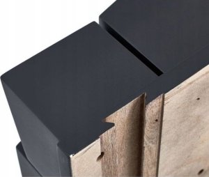 Vicoustic Multifuser Wood MKII 64 Dyfuzor akustyczny z Litego Drewna Czarny 3