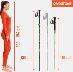 Kije trekkingowe Graystone GTF2 Green 4