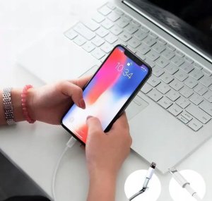 Kabel USB Zenwire USB-A - Lightning 2 m Biały (1000580) 4