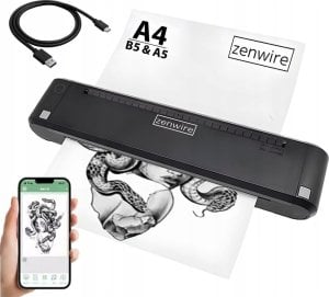 Mini Drukarka Termiczna A4 Przenośna Mobilna Zenwire TP-810T 1