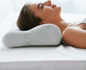 PODUSZKA ORTOPEDYCZNA ŻEL MEMORY FOAM PIANKA Z PAMIĘCIĄ DO SPANIA PREZENT 5