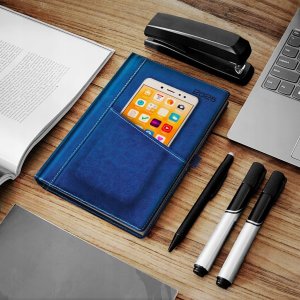 KALENDARZ KSIĄŻKOWY A5 DZIENNY 2025 PRAKTYCZNY VIP PLANER KIESZONKA GUMKA 2