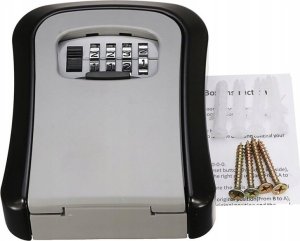 SEJF SKRYTKA NA KLUCZE SKRZYNKA KASETKA NA ŚCIANĘ SZYFR KOD AirBnB BOOKING 7