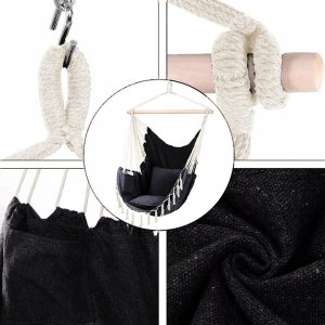 FOTEL WISZĄCY KRZESŁO BRAZYLIJSKIE HUŚTAWKA HAMAK 11