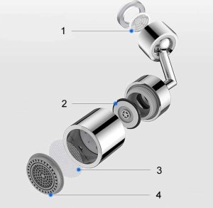 KRAN OBROTOWY PERLATOR 720 Z FILTREM DO BATERII 6