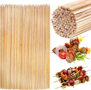 PATYCZKI DO SZASZŁYKÓW WYKAŁACZKI BAMBUSOWE DO GRILLA DŁUGIE DUŻA PACZKA 13