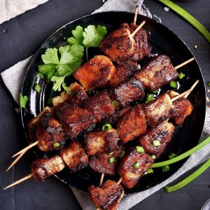 PATYCZKI DO SZASZŁYKÓW WYKAŁACZKI BAMBUSOWE DO GRILLA DŁUGIE DUŻA PACZKA 9