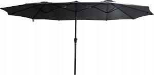 Saska Garden PARASOL OGRODOWY XXXL 2.7x4.6M SZARY SASKA GARDEN 3