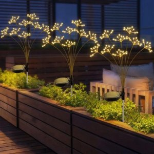 STL-7275-60 LAMPA SOLARNA DMUCHAWIEC DRZEWKO FAJERWERKI 72CM 60 LED SASKA GARDEN 1