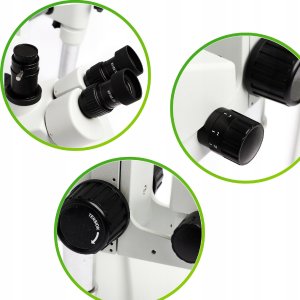 Mikroskop Stereoskopowy Optyczny 10HW Kamera 12MP Oświetlenie Soczewa 0,7x 4