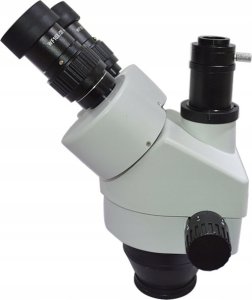 Mikroskop Stereoskopowy 22H na Ramieniu 7-45x Oświetlenie Barlow Kamera 8MP 4