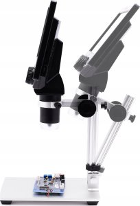 Mikroskop Cyfrowy 1200x Menu PL Kamera 12MP z Lutownicą do Lutowania 60w 5
