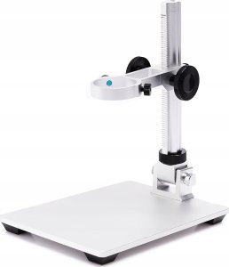 Mikroskop Cyfrowy 1200x Menu PL Kamera 12MP z Lutownicą do Lutowania 60w 10