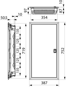 Rozdzielnica Z Drzwiami Metalowymi (1000V Ac 1500V Dc) Ip40 69.414 Ep_Opatówek Elektroplast Opatówek 3