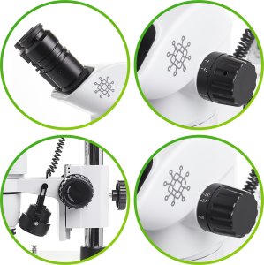 Profesjonalny Mikroskop Optyczny Stereoskopowy Techrebal PC6745 Okular 8