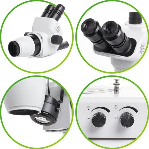 Profesjonalny Mikroskop Optyczny Stereoskopowy Techrebal PC6745 Okular 9