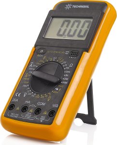 Profesjonalny Miernik Prądu Multimetr Cyfrowy Elektryczny Tester + Bateria 3