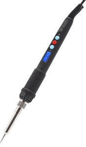 Precyzyjna Lutownica z Wyświetlaczem LCD 60W Blue Jet + Etui Cyna Akcesoria 2