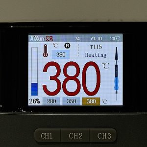 Precyzyjna Stacja Lutownicza Aixun T405 z Uchwytem T115 oraz Grotem K030 15