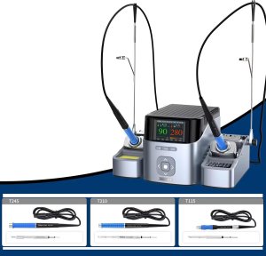 Stacja Lutownicza Aixun T420D C210 C115 C245 9 Grotów Zestaw Mata 50x50 12