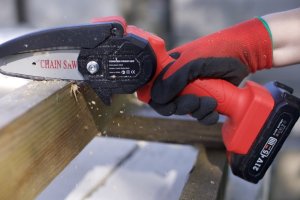 Piła Łańcuchowa P06 Akumulatorowa Pilarka 6 Cali Mocna do Gałęzi Drewna Techrebal 6