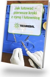 Techrebal Lutownica Precyzyjna z Wyświetlaczem Groty Piórnik 60W Zestaw 10
