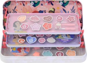 Disney Princess Makeup Case Triple Layer Beauty Tin zestaw kosmetyków do makijażu dla dzieci 1