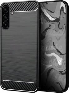Etui do Samsung Galaxy A56 (Czarne, Pancerne, Karbon, Pokrowiec, Case) 1