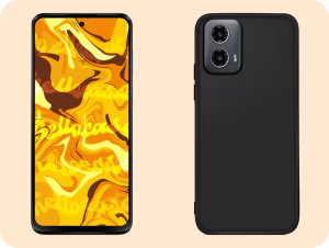 Hello Case ETUI DO MOTOROLA MOTO G34 5G / G04 / G24 / G24 POWER / E14 CZARNE   SZKŁO 4