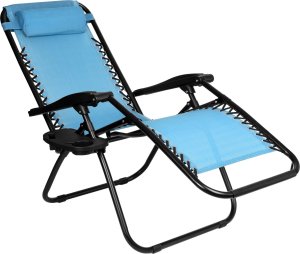 Leżak ogrodowy Orion Zero Gravity błękitny 6