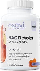 Osavi - NAC Detoks, Selen i Molibden, 120 vkaps 1