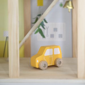 VIGA Zestaw Drewniany Domek dla Lalek z Laleczkami i Akcesoriami 6