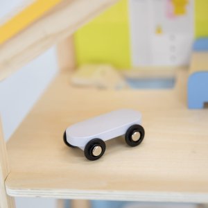 VIGA Zestaw Drewniany Domek dla Lalek z Laleczkami i Akcesoriami 8