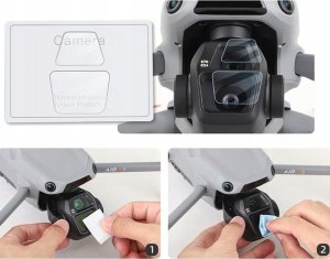 Osłona na obiektyw SunnyLife Osłony 4x Osłona Szkło Hartowane na Obiektyw do drona DJI AIR 3S / 3 S / BHM915 7