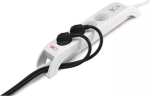 Ilgiklis su apsauga nuo virsitampiu (900J) 4 lizdu, 2m, baltas EMOS 2