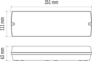 Avarinio isejimo sviestuvas 230V 3W 150lm, 3val., IP65, EMOS 11