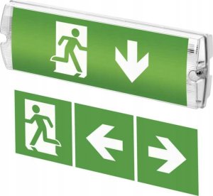 Avarinio isejimo sviestuvas 230V 3W 150lm, 3val., IP65, EMOS 4