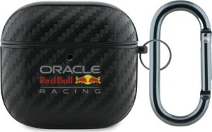 Red Bull PU Carbon Logo Case for AirPods 4 Black 1
