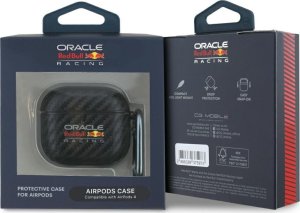 Red Bull PU Carbon Logo Case for AirPods 4 Black 3
