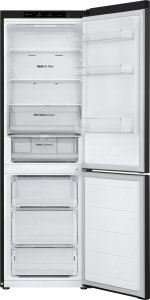LG Refrigerator | GBV3100EEP | Energy efficiency class E | Free standing | Combi | Height 186 cm | No Frost system | Fridge net capacity 234 L | Freezer net capacity 110 L | Display | 35 dB | Dark Graphite 7