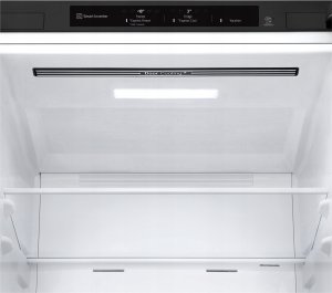 LG Refrigerator | GBV3100EEP | Energy efficiency class E | Free standing | Combi | Height 186 cm | No Frost system | Fridge net capacity 234 L | Freezer net capacity 110 L | Display | 35 dB | Dark Graphite 10