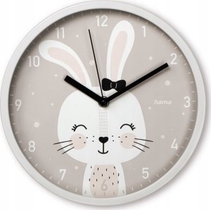 ZEGAR ŚCIENNY DZIECIĘCY MAUI LOVELY BUNNY 25 cm 1