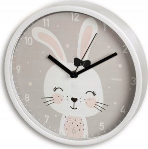 ZEGAR ŚCIENNY DZIECIĘCY MAUI LOVELY BUNNY 25 cm 3
