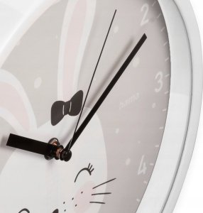 ZEGAR ŚCIENNY DZIECIĘCY MAUI LOVELY BUNNY 25 cm 4