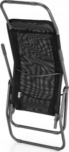 LEŻAK FOTEL SKŁADANY GRAWITACYJNY LAZZY CIEMNY SZARY 4