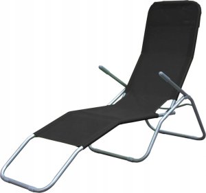 LEŻAK FOTEL SKŁADANY GRAWITACYJNY LAZZY CIEMNY SZARY 6