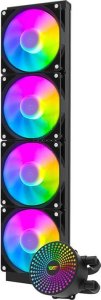Chłodzenie wodne komputera ARGB Darkflash DC480 (czarne) 1