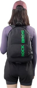 Plecak sportowy wodoodporny składany 46.5x38cm 18l - czarny ROCKBROS 9