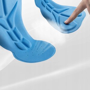 Spodenki rowerowe kolarskie krótkie na szelkach z wkładką XXL - czarne ROCKBROS 7