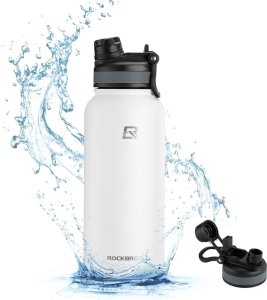RockBros Butelka bidon termiczny rowerowy na napoje 530 ml - biały ROCKBROS 2